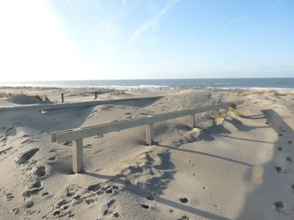 Fietsroute Westland: de Zandmotor bij Ter Heijde op de fietsroute door het Westland