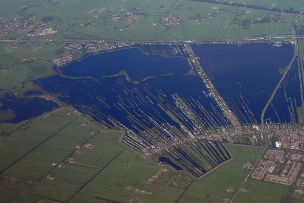 Ronde Venenroute: de plassen en polders van De Ronde Venen vanuit de lucht