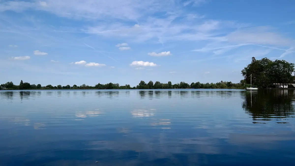 Wandelen Reeuwijkse Plassen: uitzicht over het water bij de Reeuwijkse Hout
